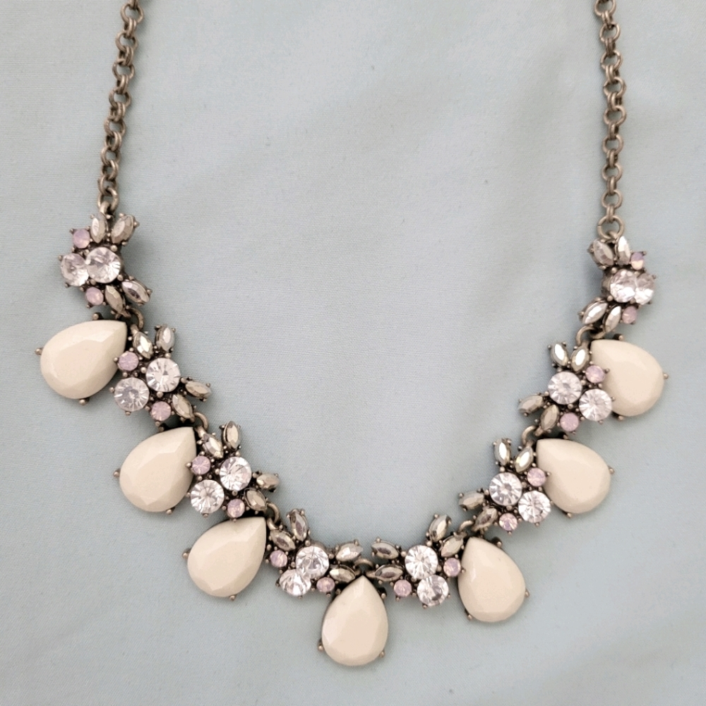 Gold statement necklace